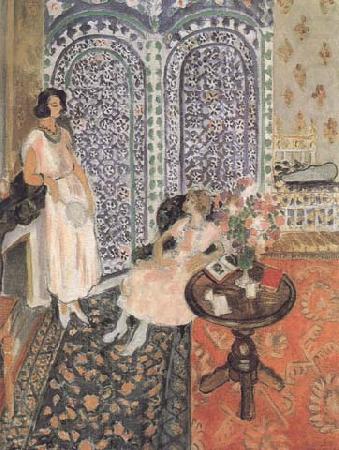Henri Matisse The Moorish Screen (mk35) china oil painting image